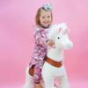 PonyCycle Ride-On Unicorn for 4-9 Years Old - Medium (White, 4-9) view 1
