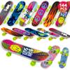 ArtCreativity 144 PCS Mini Finger Skateboards for Kids  2 Inch Durable Fingerboard Toys in Assorted Designs  Skateboard Party Favor, Goodie Bag Fillers, Classroom Prizes, Toys 3+ view 1