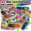 ArtCreativity 144 PCS Mini Finger Skateboards for Kids  2 Inch Durable Fingerboard Toys in Assorted Designs  Skateboard Party Favor, Goodie Bag Fillers, Classroom Prizes, Toys 3+ view 2