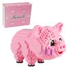 Larcele Micro Pig Building Blocks Mini Building Toy Bricks,1547 Pieces KLJM-02 (Model 558) view 1