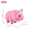 Larcele Micro Pig Building Blocks Mini Building Toy Bricks,1547 Pieces KLJM-02 (Model 558) view 2