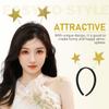 Amosfun Star Head Hoop - Golden Felt Fabric Headband for Decorative Parties and Celebrations 8.85 x 8.26 x 0.39 Inch Fun Headwear Accessory view 4
