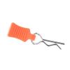Tbest RC Body Clips Springy R Pins, 1/8 1/10 1/12 RC Body Clips R Pins + Fixing Bracket Set Model Clip Accessory (Orange) Model Car Accessories Rc Clip Retainer view 3