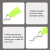 RC Body Clips Bent Springy R Pins, 1/8 1/10 1/12 RC Body Clips R Pins + Fixing Bracket Set RC Model Bent Body Clip Accessory (Yellow Green) Model Car Accessories Rc Clips 1/10 view 2