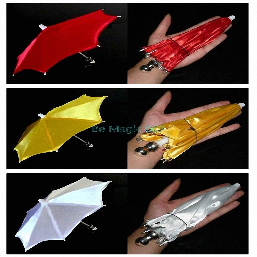 Parasol (13inches) - Magic Tricks, Stage Magic, Party Magic, Magic Prank.Fire Magic,Coin Magic, Illusion Magic, Card Tricks..etc.. (Black dot)
