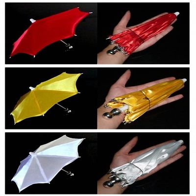 2 pcs Parasol (1 19inch 1 13inch) - Magic Tricks, Stage Magic, Party Magic, Magic Prank.Fire Magic,Coin Magic, Illusion Magic, Card Tricks..etc.. (red)