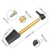 Fielect RC Boat Rudder with Single Servo Arm 28mm,Rudder Pad Thickness 4.4mm FXB-QJFXD 1 Set view 2