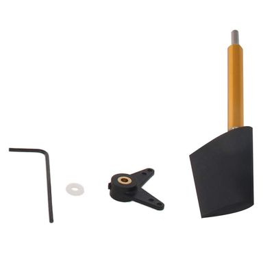 Fielect RC Boat Rudder with L Shape Servo Arm 36mm,Rudder Pad Thickness 5.7mm FXB-QJFXD 1 Set