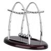 Fdit Classic Balance Balls 5 Pendulum Balls Demonstrate 's Laws with Swinging Balls Physics Science Puzzle Desk Decor for Home and Office(3#) view 1