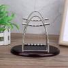 Fdit Classic Balance Balls 5 Pendulum Balls Demonstrate 's Laws with Swinging Balls Physics Science Puzzle Desk Decor for Home and Office(3#) view 2