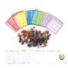Yuanhe Bingo Cards Game Set - Includes 50 Bingo Cards,500 Colorful Transparent Bingo Chips and Deck of Calling Cards, Great for Adults Kids Family Game Nights, School Classroom Activity, Bingo Parites view 1