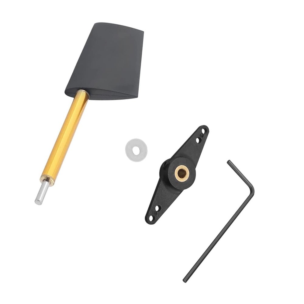 Fielect RC Boat Rudder with Single Servo Arm 44mm,Rudder Pad Thickness 7mm FXB-QJFXD 1 Set