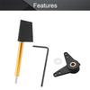 Fielect RC Boat Rudder with L Shape Servo Arm 28mm,Rudder Pad Thickness 4.4mm FXB-QJFXD 1 Set view 3