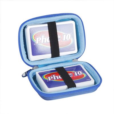 Hermitshell Hard Travel Case for Mattel Games Phase 10 Card Game - Not Including Cards (Blue)