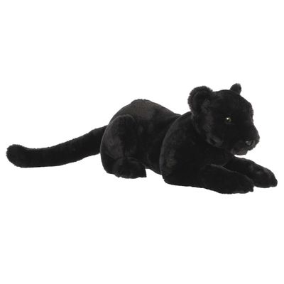 Aurora Exquisite Luxe Boutique Raven Panther Stuffed Animal - Luxurious Elegance - Sensory Delight - Black 19 Inches