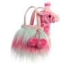 Aurora Fashionable Fancy Pals Furries Sunrise Giraffe Stuffed Animal - On-The-go Companions - Stylish Accessories - Pink 7 Inches view 3