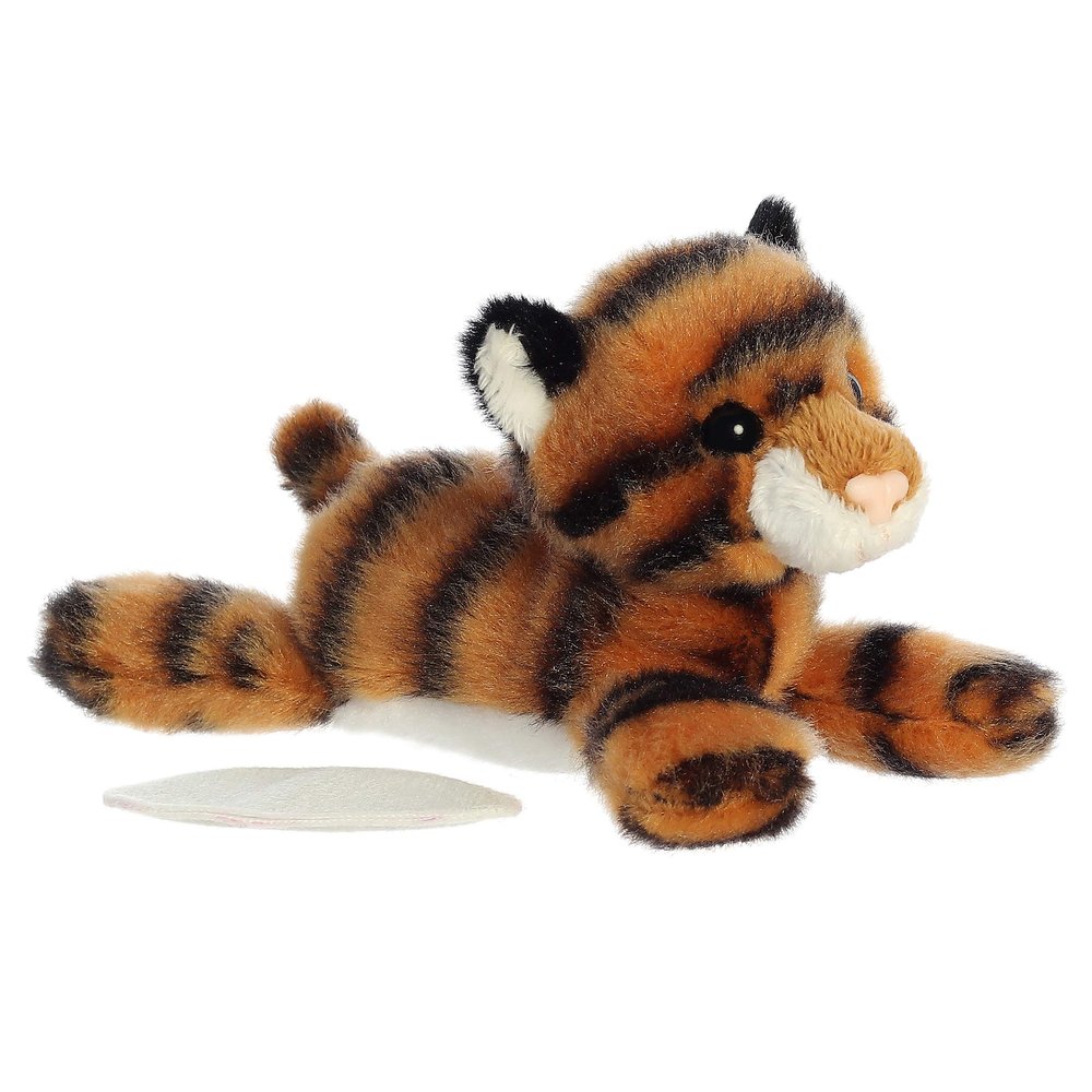 Aurora Adorable Shoulderkins Taylor Tiger Stuffed Animal - Fun Buddy That Can Go Everywhere with You - Perfect for Kids 3+ Years and Costumes - Brown 5.5 Inches