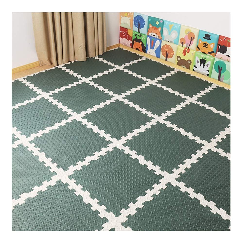 ALGFree Foam Puzzle Mat Climbing Mat Splice Thicken Crawling Mat Bedroom Floor Mat Child Large Area Interlocking Tiles, 4 Patterns16 Sizes (Color : A, Size : 60x60x2.5cm-4pcs)