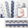 ALGFree Foam Puzzle Mat Climbing Mat Splice Thicken Crawling Mat Bedroom Floor Mat Child Large Area Interlocking Tiles, 4 Patterns16 Sizes (Color : A, Size : 60x60x2.5cm-4pcs) view 3