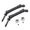 2PCS Vgoohobby Aluminum Alloy RC CVD Steel Rear Drive Shaft Axle Transmission Axle Joint Compatible with TRX Slash 4X4 Stapede Rustler VXL HQ727 Short Truck Car view 1