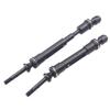2PCS Vgoohobby Aluminum Alloy RC CVD Steel Rear Drive Shaft Axle Transmission Axle Joint Compatible with TRX Slash 4X4 Stapede Rustler VXL HQ727 Short Truck Car view 4