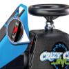 Razor Crazy Cart Shift Electric Go Kart for Kids Ages 6+ - 12V Drifting System, High/Low Speed Switch, Simplified Drifting, Riders up to 120 lbs, Black/Blue view 3