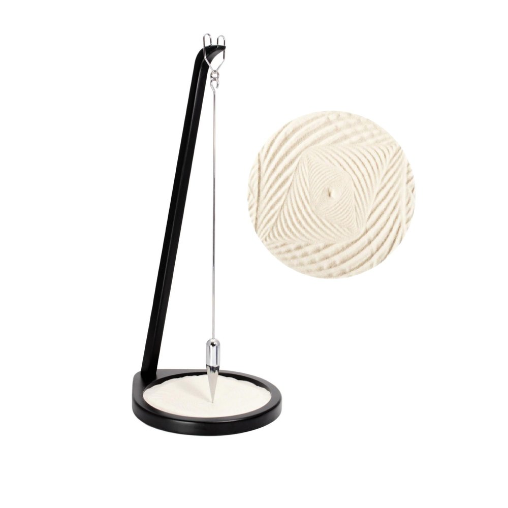 Grand Illusions Pit and Pendulum Sand Desktop Accent Piece | Zen Garden for Desk Automatic for Stress Relief Similar to Newtons Cradle & Buddha Board Great Office Gift (Small 13", Black)