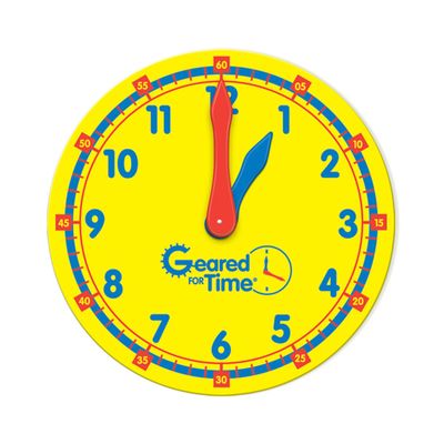 EAI Education Geared for Time Magnetic Demonstration Clock