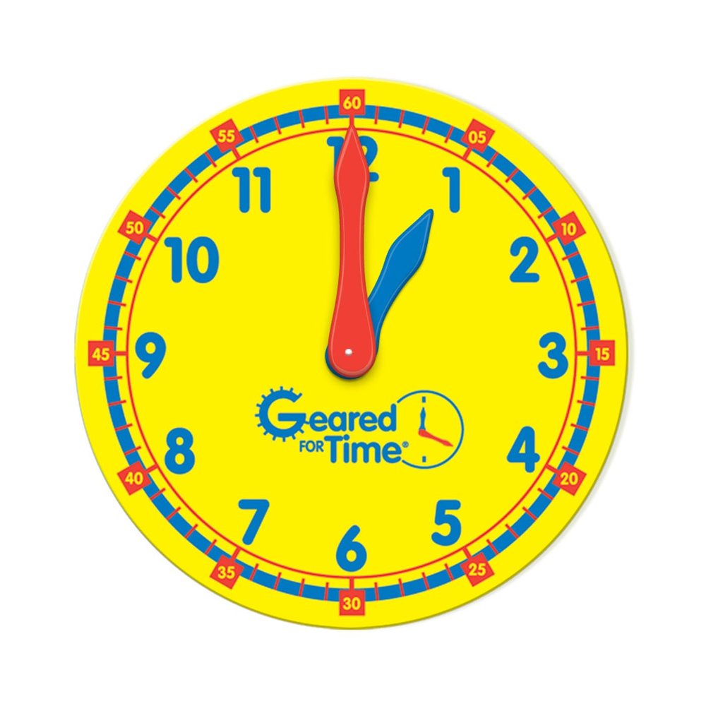 EAI Education Geared for Time Magnetic Demonstration Clock