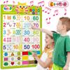 Bilingual Learning Toys - Spanish Toys for Toddlers 1-3, Interactive Number Toys, Numbers for Toddlers - Educational Talking Wall Chart for Kids view 1