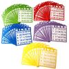 Yuanhe 100 Bingo Game Cards - Disposable Reusable Paper Sheets for Kids Party School Classroom Family Gathering Activity Casino Trip view 2