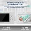 Babysense Baby Monitor with 2 Cameras and Audio 4.3", Non Wifi Baby Monitor, Dual Split Screen, Portable Double Sleep Video Monitoring, Auto Night Vision & Light, Lullabies & White Noise Two-Way Audio view 4