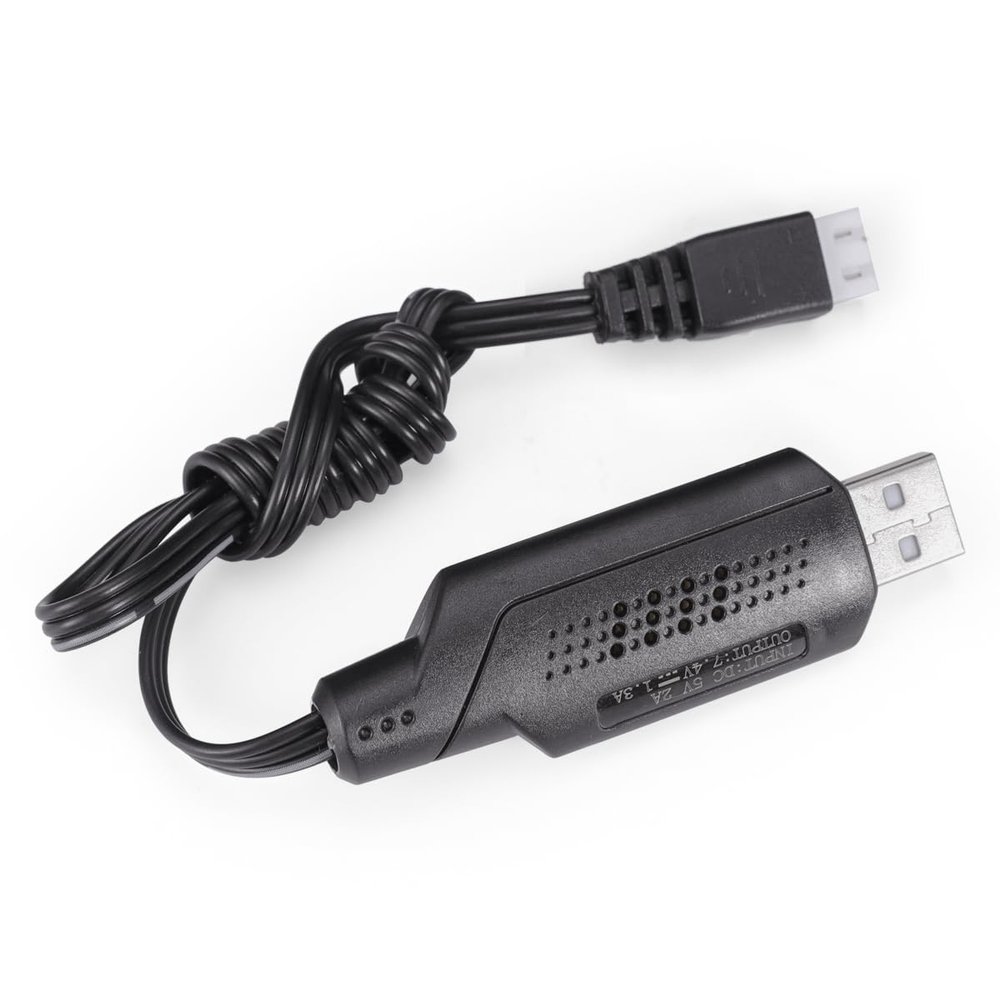 HAIBOXING RC Car 1/18TH 1/12TH Scale Spare Parts Charger Apply to 18858 &18859 &2995 & 18859A (18859E-E001)