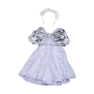BYO-BFF Stuffed Animals Plush Toy Outfit Silver Angel Dress 8
