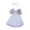BYO-BFF Stuffed Animals Plush Toy Outfit  Silver Angel Dress 8 view 1