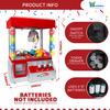 Bundaloo Claw Machine Arcade Game with Sound, Cool Fun Mini Candy Grabber Prize Dispenser Vending Toy for Kids, Boys & Girls (W/Flashing Lights) view 3