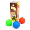 3 Pack Stress Dough Ball Soft Stretchy Stress Ball Toy for Kids Squeeze and Pull for Adult Anxiety Hand Therapy Relaxing Non Toxic Sensory Fidget Squishy Doh Splat Action in Green, Orange, Blue view 3