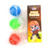 3 Pack Stress Dough Ball Soft Stretchy Stress Ball Toy for Kids Squeeze and Pull for Adult Anxiety Hand Therapy Relaxing Non Toxic Sensory Fidget Squishy Doh Splat Action in Green, Orange, Blue view 4
