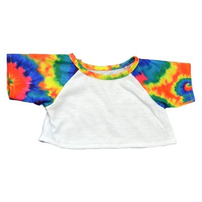 Stuffed Animals Plush Toy Outfit Tie Dye Specialtee Shirt 8