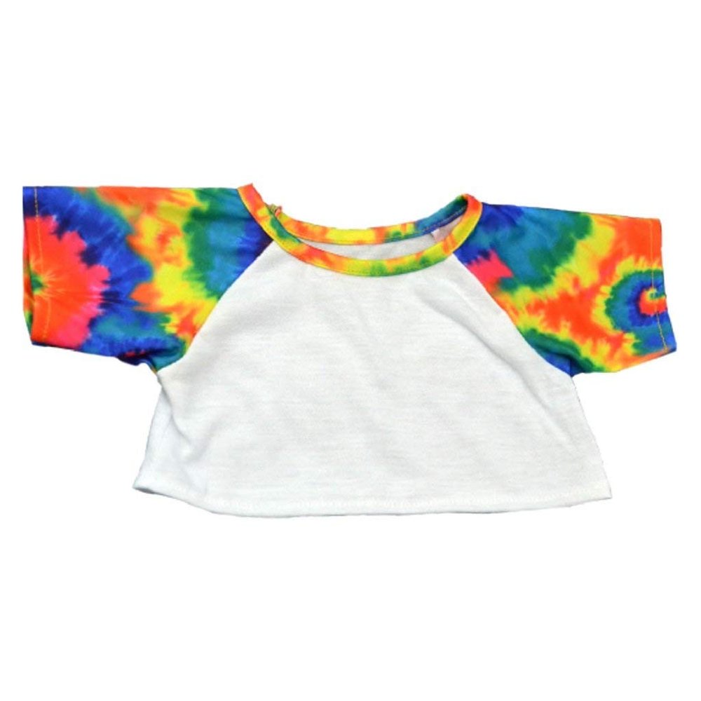 Stuffed Animals Plush Toy Outfit Tie Dye Specialtee Shirt 8