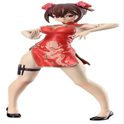 1/12 12 Tamago Girls Collection No.07 "Haku Rinpha" (Chinese Dress) Unpainted Resin Figure