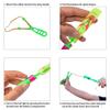BAIVYLE Flying Toys for Kids Rocket Slingshot with LED Lights, Outdoor Helicopters Glow in The Dark Party Supplies Summer Activities Camping Games Party Favor Gifts for Boys Girls Age 3+ (6 Pack) view 3