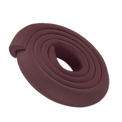 HOMEH Edge Protector, 2 Meters Sponge Soft Protect Children for Furniture Hemming (4 Colors Optional) (Color : Brown)