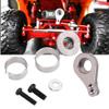 Dilwe 25T Aluminum Alloy Buffer Steering Servo Arm Fit for 1/12 12428/12423 FY-03 RC Accessory(MN-025T) view 3