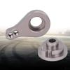 Dilwe 25T Aluminum Alloy Buffer Steering Servo Arm Fit for 1/12 12428/12423 FY-03 RC Accessory(MN-025T) view 4