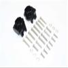 28Pc Set Upgrades Aluminum Rear Gear Box Mounts (Multiple Positioning Holes) Traxxas 1/10 Trx4 Defender Trail Crawler RC Cars by GPM view 1