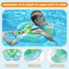 New Upgraded Swimbobo Baby Swimming Float Kids Inflatable Swim Ring with Safety Support Bottom Swimming Pool Accessories for 3-36 Months (Blue, L) view 3