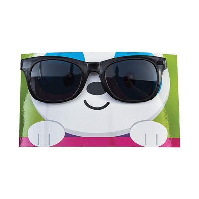 Fun Express VAL DANCING ANIMAL SUNGLASS W/CARD - Apparel Accessories - 12 Pieces