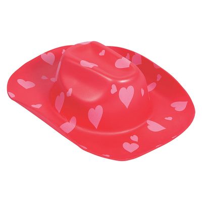 Fun Express Valentine Foam Cowboy Hat - Apparel Accessories - 12 Pieces