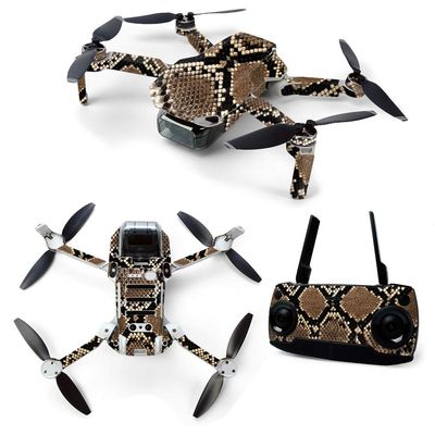 MightySkins Skin for DJI Mavic Mini Portable Drone Quadcopter - Rattler | Protective, Durable, and Unique Vinyl Decal wrap cover | Easy To Apply, Remove, and Change Styles | Made in the USA (DJMAVMIN-Rattler)